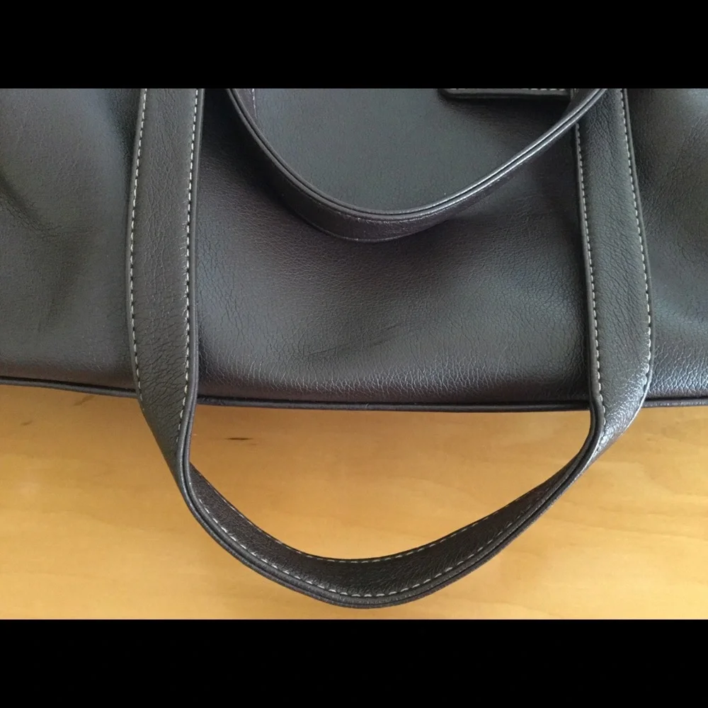 Buxton brown messenger bag laptop travel cary on commute bag unisex